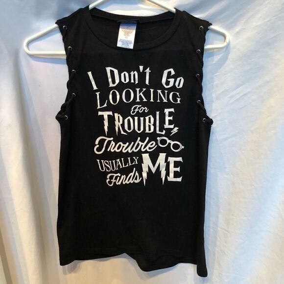 Harry Potter Tank Black Junior XS (1) - Picture 1 of 8